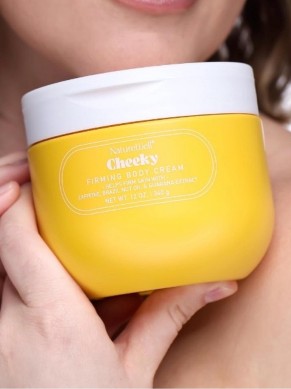NatureWell Cheeky Firming Body Cream, 12 oz moisturizing cream - Picture 3 of 3